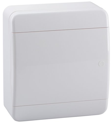 Бокс пластиковый Кэаз OptiBox ЩРН-П-8 P-BNN-2-08-IP41 (240х218х102мм) IP40 белая дверца картинка 